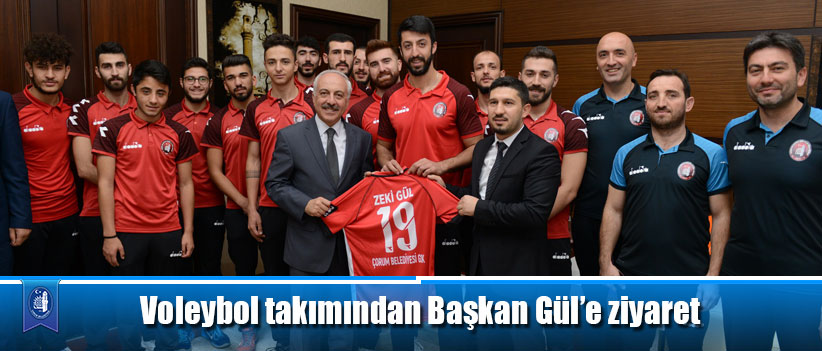Voleybol takımından Başkan Gül’e ziyaret