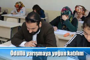 Ödüllü yarışmaya yoğun katılım