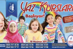 Gençlik Merkezlerinde yaz kursları başlıyor