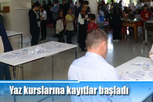 Yaz kurslarına kayıtlar başladı