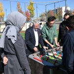 Başkan Aşgın, üniversite öğrencileriyle kahvaltıda bir araya geldi