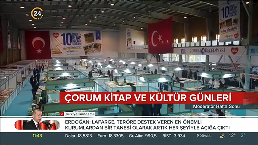 10. Çorum Kitap Kültür Günleri ulusal basında ses getirdi