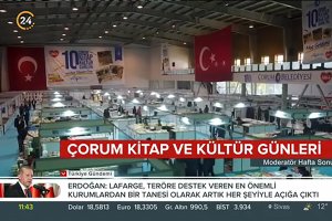 10. Çorum Kitap Kültür Günleri ulusal basında ses getirdi