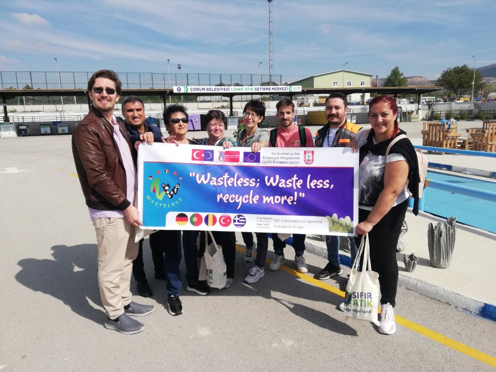 1. Sınıf Atık Getirme Merkezine Almanya, Yunanistan ve Romanya’dan ziyaret 