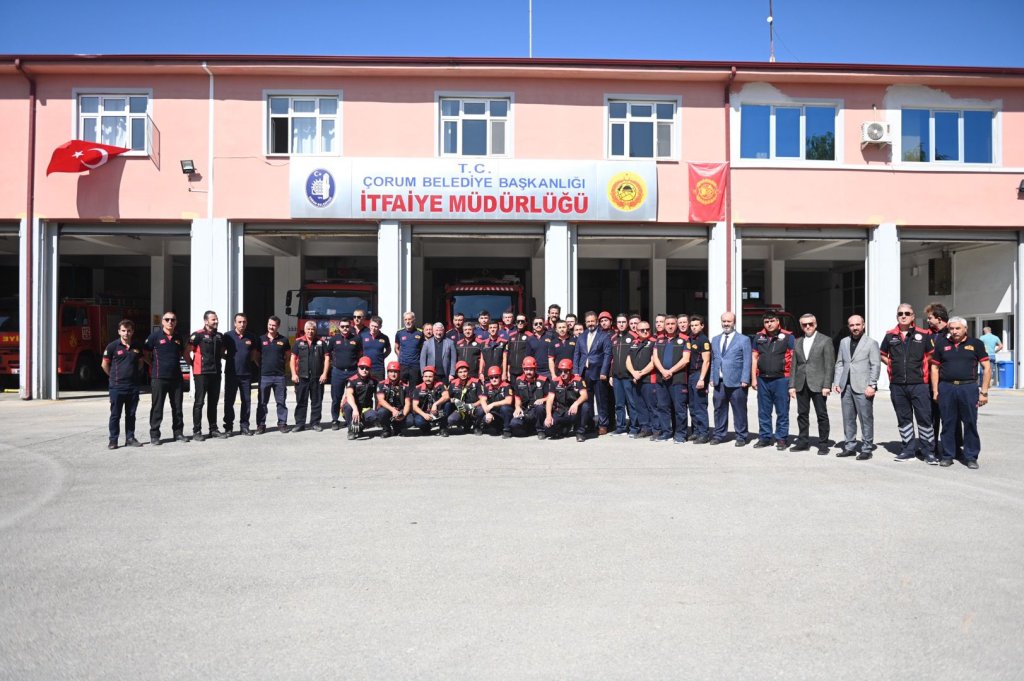 İtfaiye Eğitim Parkuru Muhteşem Gösterilerle Açıldı