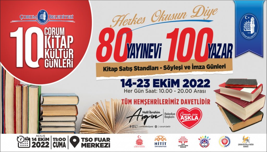 10. Çorum Kitap Kültür Günleri