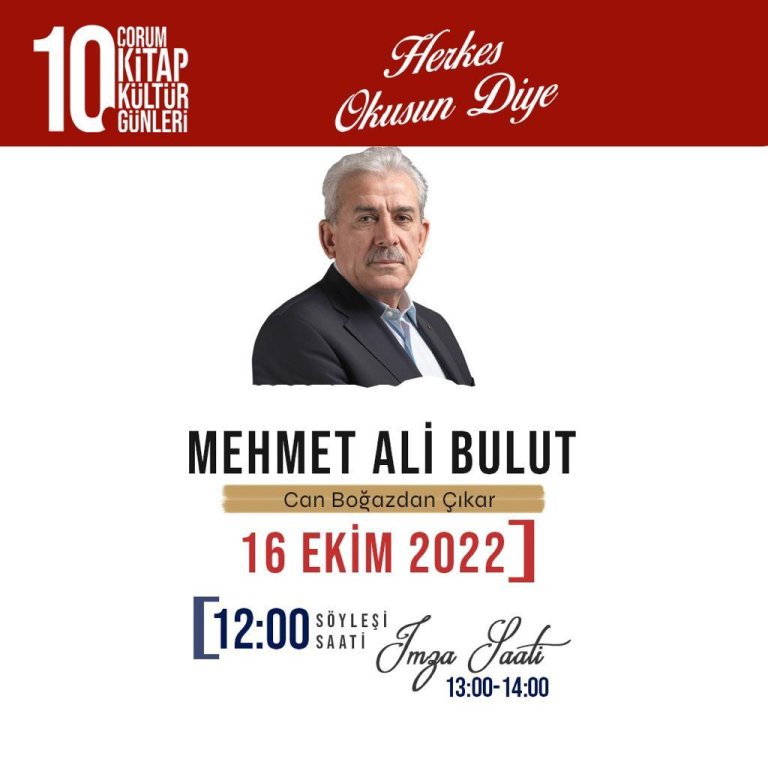 Mehmet Ali BULUT - Söyleşi