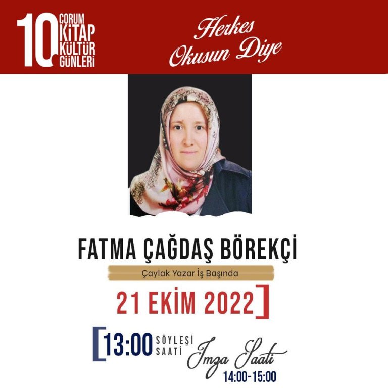  Fatma Çağdaş BÖREKÇİ - Söyleşi