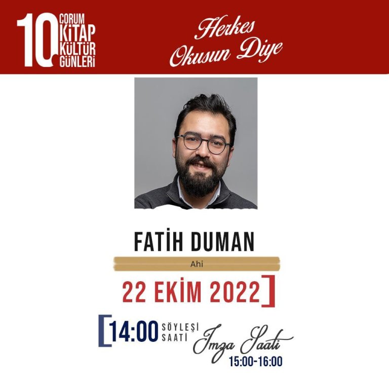 Fatih DUMAN - Söyleşi