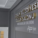 Çorum Belediyesi Mimar Sinan Düğün Salonu 3 Aralık’ta açılıyor