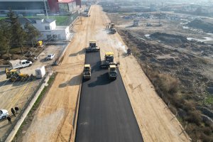 2022 yılında 60 bin ton sıcak asfalt serimi yapıldı