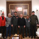 Antrenör eğitimine katılan heyet, Başkan Aşgın’ı ziyaret etti