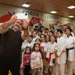 Başkan Aşgın’dan güreş ve karate takımına ziyaret 