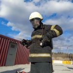 Çorum Belediyesi itfaiye teşkilatından, ilçe itfaiye ekiplerine eğitim 