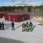 Çorum Belediyesi itfaiye teşkilatından, ilçe itfaiye ekiplerine eğitim 