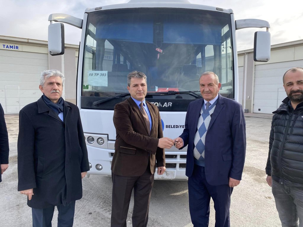 Çorum Belediyesi, “Kardeş Belediye”ye otobüs hibe etti