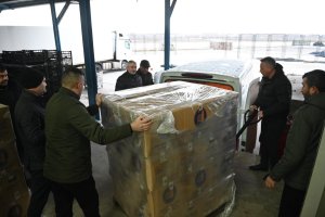 Çorum Belediyesi, depremzedeler için seferber oldu 