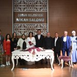 Depremzede çift Çorum’da evlendi