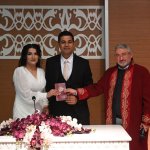 Depremzede çift Çorum’da evlendi