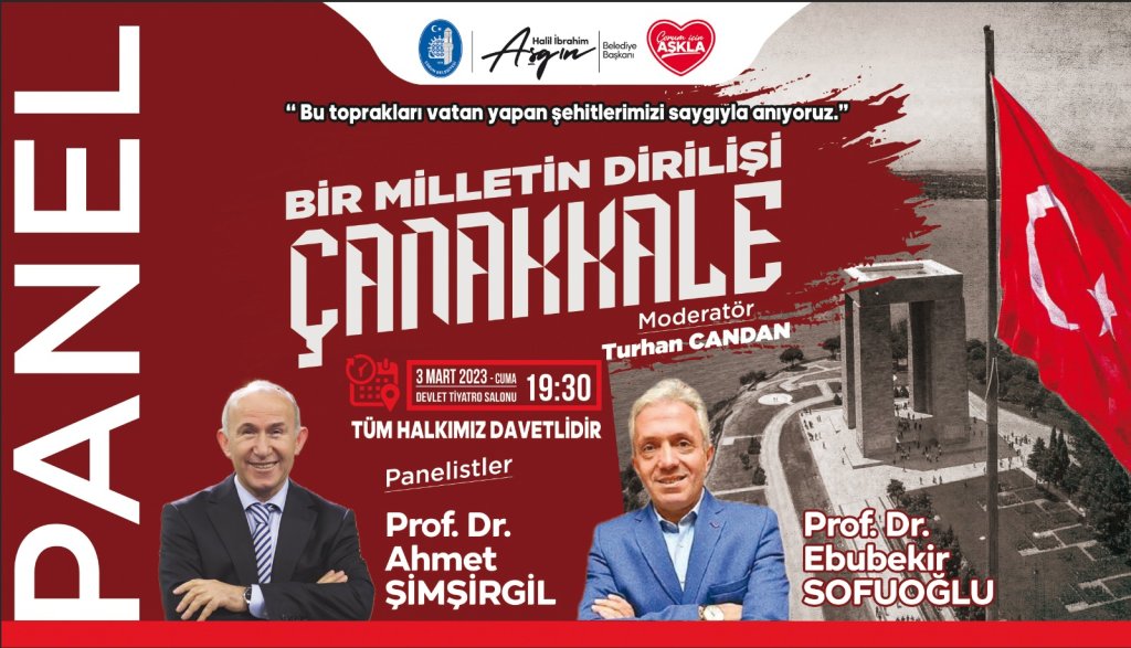 Belediyeden “Bir Milletin Dirilişi Çanakkale” Paneli