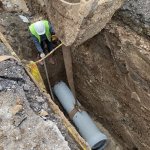 Hüyük Caddesi’nin atık su hattı yenileniyor