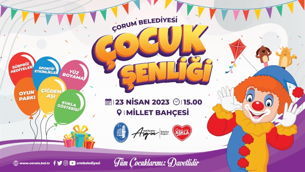 23 Nisan Çocuk Şenliği Programı