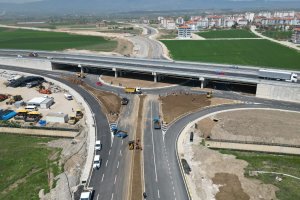 Çorum’un yeni gözdesi Akşemseddin Kavşağı yeşilleniyor
