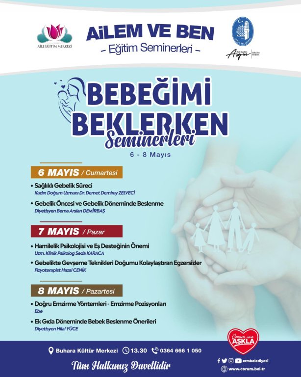 Belediyeden anne adaylarına eğitim 