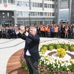 Başkan Aşgın, belediye personeliyle bayramlaştı