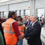 Başkan Aşgın, belediye personeliyle bayramlaştı