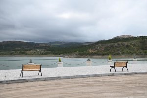 Belediye, baraj çevresini güzelleştiriyor