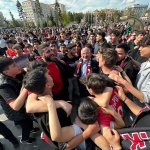 Belediyeden taraftara jest