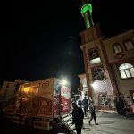 Belediyeden teravih sonrası salep ikramı 