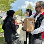 Belediye, 7 farklı noktada hedik dağıttı