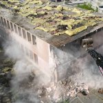 Eski Kız İmam Hatip Lisesi binası yıkıldı