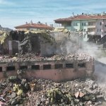 Eski Kız İmam Hatip Lisesi binası yıkıldı