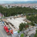 Hayvan Hastanesi inşaatı hızla ilerliyor 