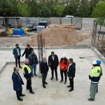 Hayvan Hastanesi inşaatı hızla ilerliyor 