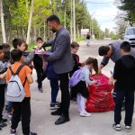 Öğrenciler, hayvan dostlarıyla buluştu