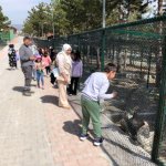 Öğrenciler, hayvan dostlarıyla buluştu