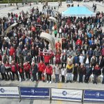 Taraftar maçı dev ekrandan izledi 