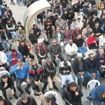 Taraftar maçı dev ekrandan izledi 