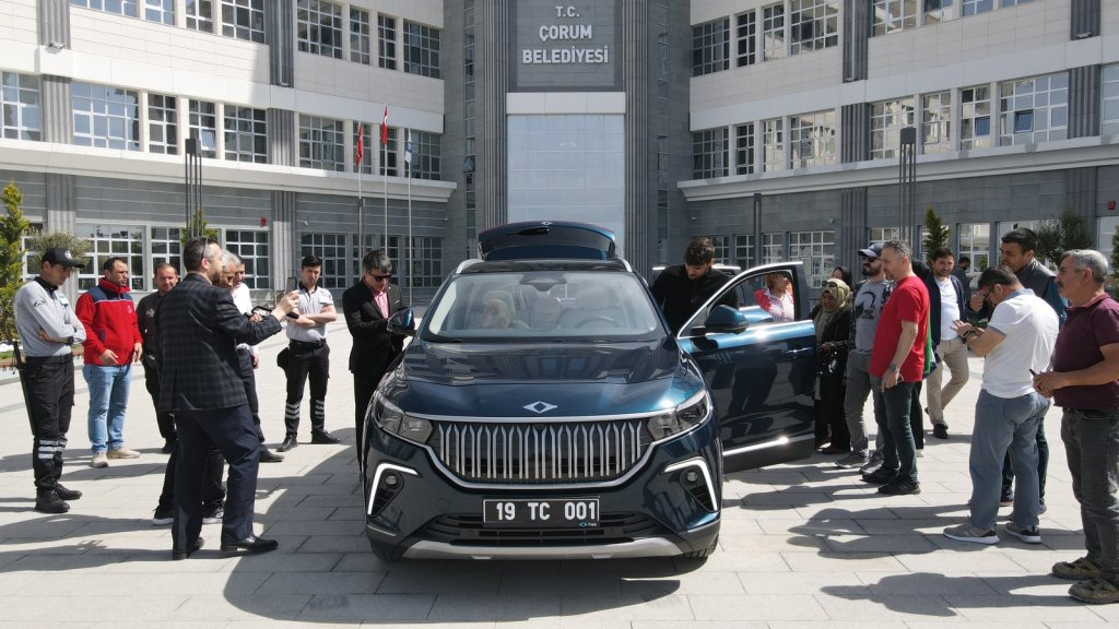 TOGG, Çorum Belediyesi’nin yeni makam aracı oldu
