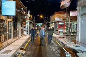 Çöplü Arastası’nın kaldırımları da tamam