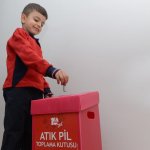 Okullarda 1,5 tondan fazla atık pil toplandı