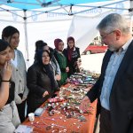 Kadın Kültür Merkezi kursiyerleri stant açtı