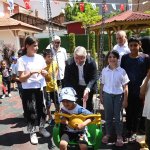 Başkan Aşgın, Parkın Açılış Kurdelesini Çocuklarla Kesti