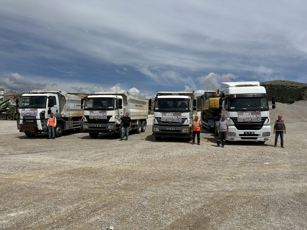 Çorum Belediyesi’nden Bartın’a destek 