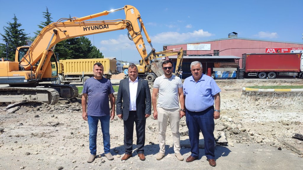 Sanayi esnafından Başkan Aşgın’a yol teşekkürü