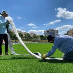 Semt sahaları yenileniyor